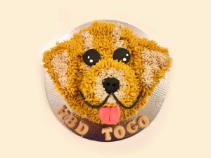 Golden Retriever Birthday Cake